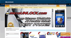 Desktop Screenshot of microunlock.com